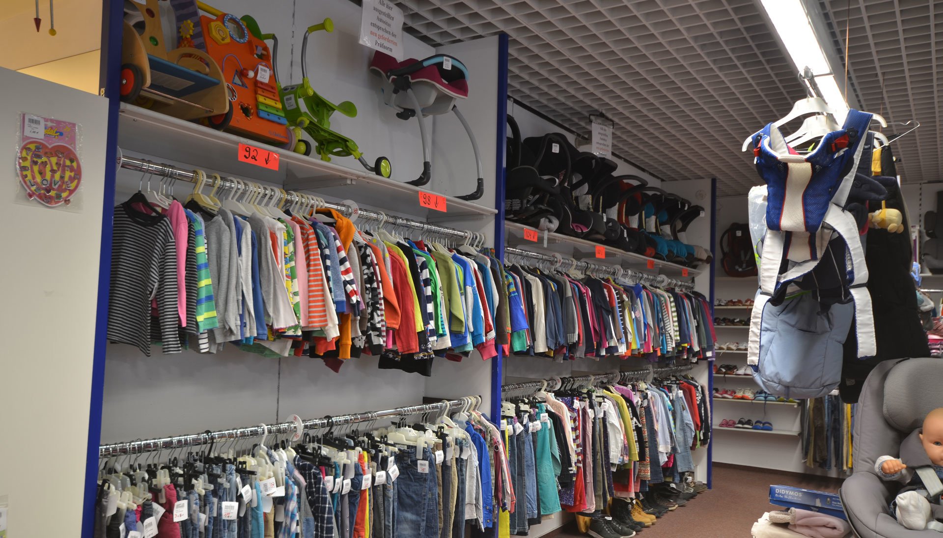 unser Ladengeschäft Biber Kinder Second Hand